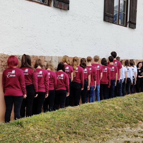 Gruppenfoto mit Rücken innovativ_Chortage 19/20