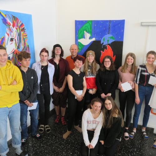 Redewettbewerb 19/20_Foto aller Teilnehmer*innen