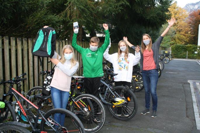 Gewinner des Fahrradwettbewerbs