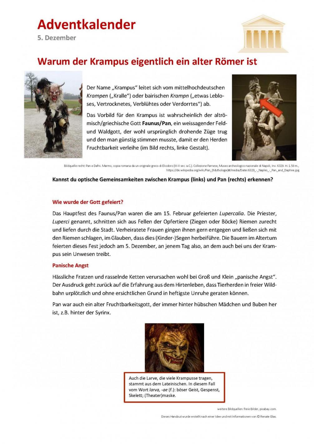 Infotext über Krampus