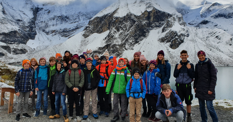 Schüler in Kaprun am Mooserboden 