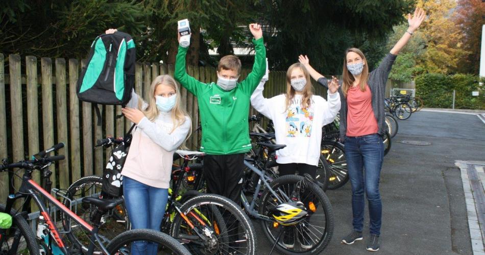 Gewinner des Fahrradwettbewerbs